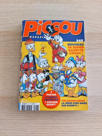 Grosse BD Picsou magazine n°548 avril 2020