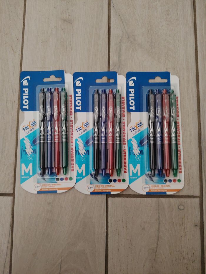 Stylos frixion pilot