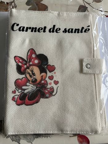 Protège carnet de santé Minnie 