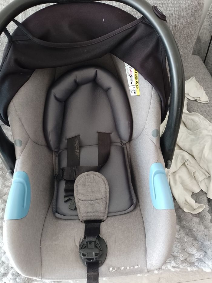 Poussette 3 en 1 Kinderkraft MOOV – Gris – Nacelle, Poussette & Siège Auto - photo numéro 8