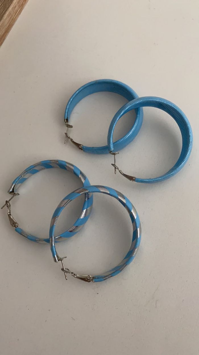 Lot 2 paires créoles NEUVES - photo numéro 2