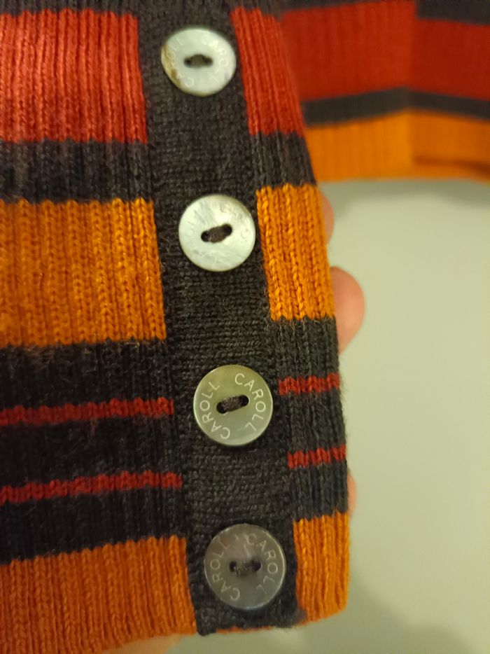 Haut col roulé femme Caroll, taille 36 - photo numéro 4