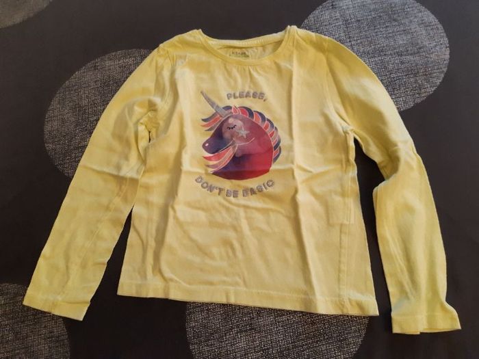 Tshirt jaune licorne