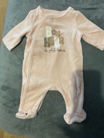 Pyjama bébé fille velour
