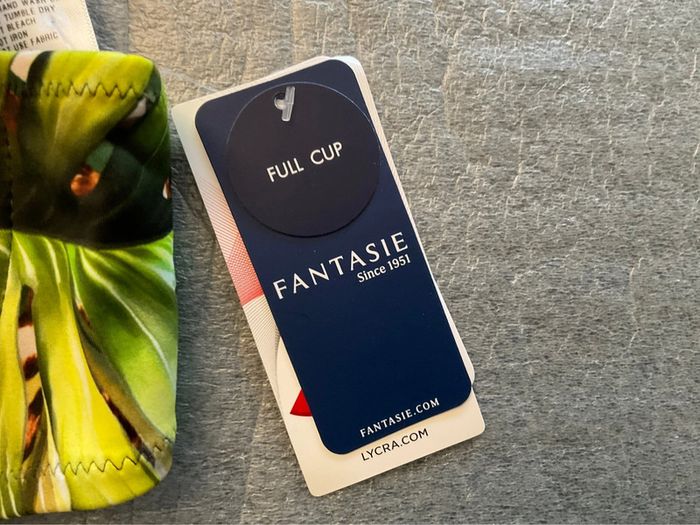 Haut maillot vert imprimé Fantasie neuf - photo numéro 3