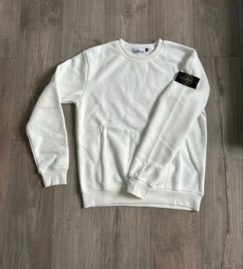 Pull stone Island blanc 