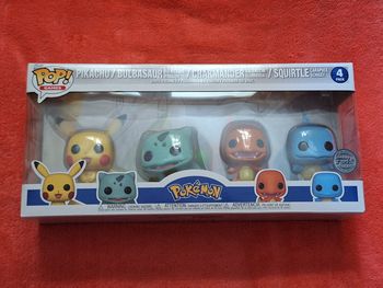 Pack de 4 figurines Pop Pokemon Starters