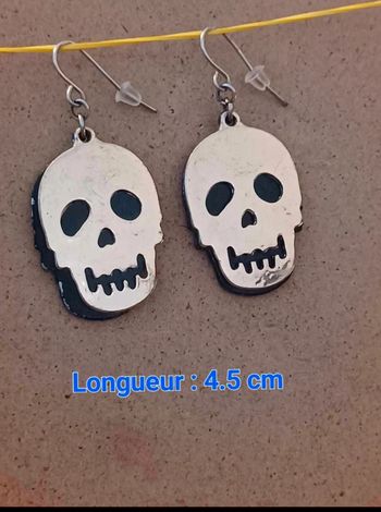 Boucles d’oreille  –  Pendentif fantaisie