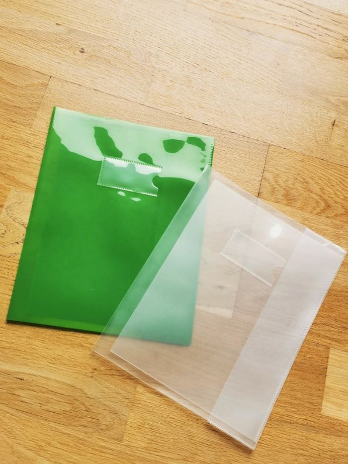 Lot de 2 protèges cahier