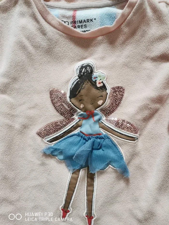 Pyjama velour léger 5 ans - photo numéro 2