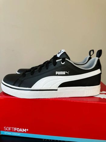 Basket puma break point vulc .unisexe. Taille 38 . Couleur blanche et noire.