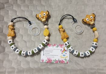 2 attaches tétines Simba