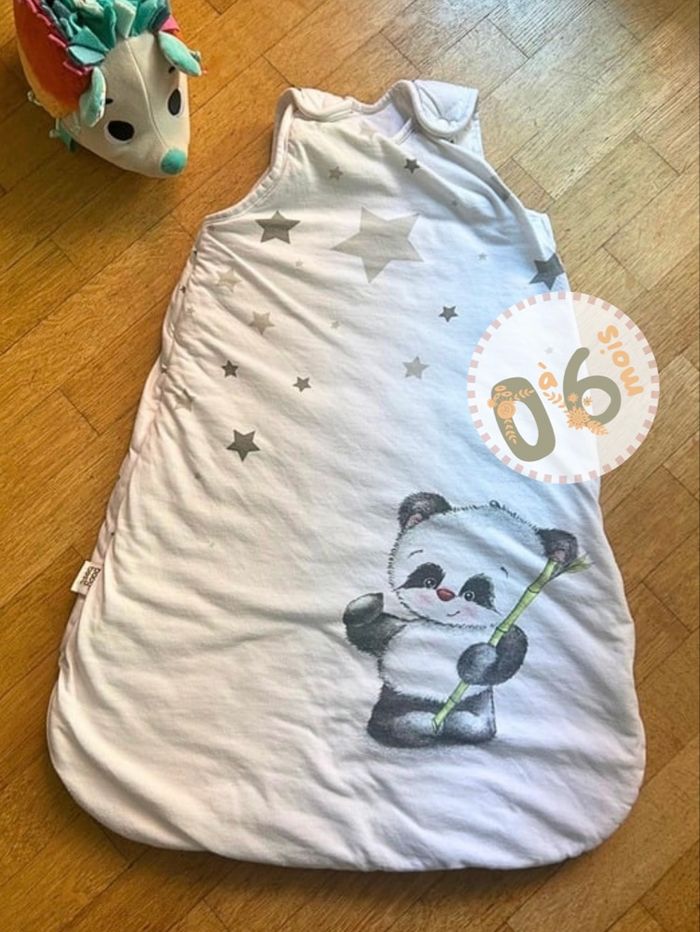 🐼 Gigoteuse Bébé (0-6 Mois) - Design Panda Adorable & Étoiles - Baby Best