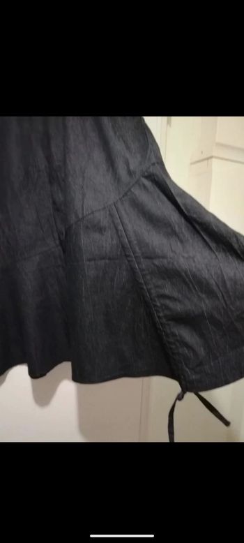 Magnifique jupe vintage fashion plus grise. Taille 48