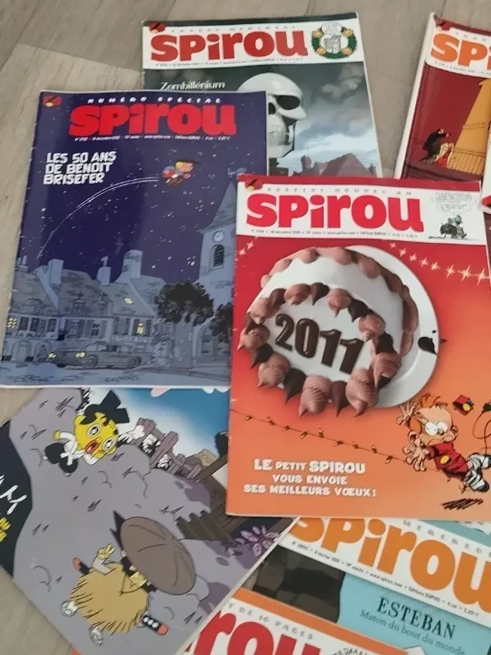 Lot de 12 magazines SPIROU année 2010-11 L006 - photo numéro 6