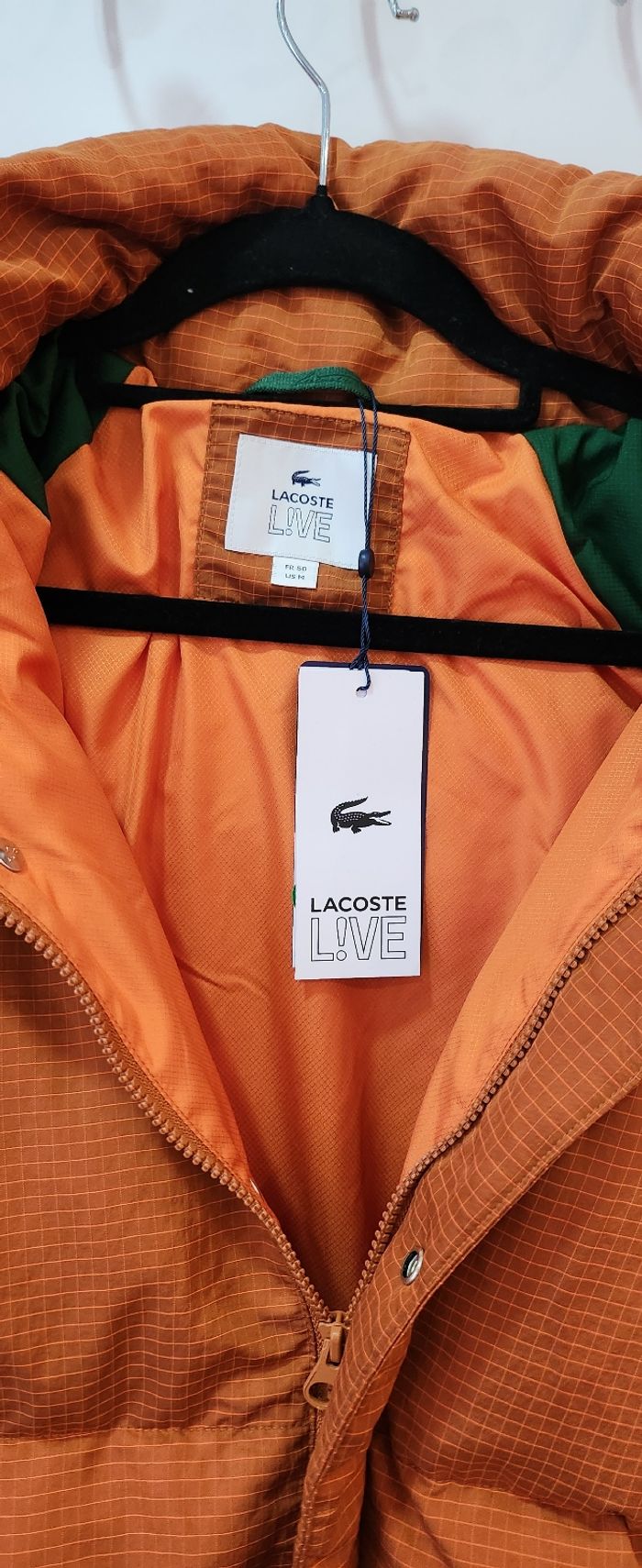Doudoune Lacoste live neuve taille M disponible aussi en taille S/M - photo numéro 3