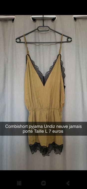 Combishort pyjama Undiz Taille L