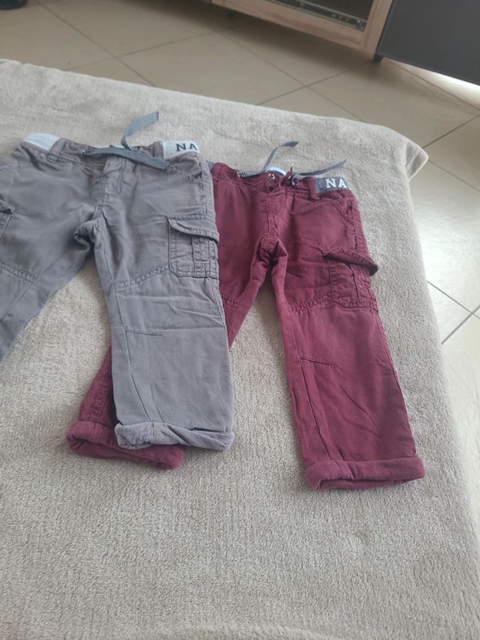 Lot 2 pantalons légers