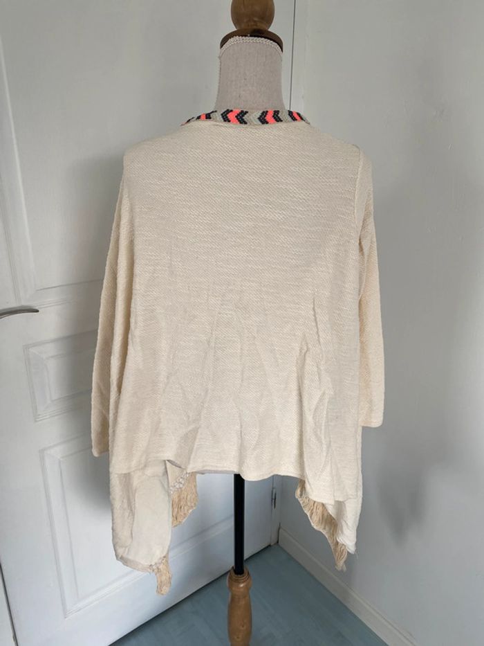 Gilet poncho écru Scarlet roos taille 1 - photo numéro 3