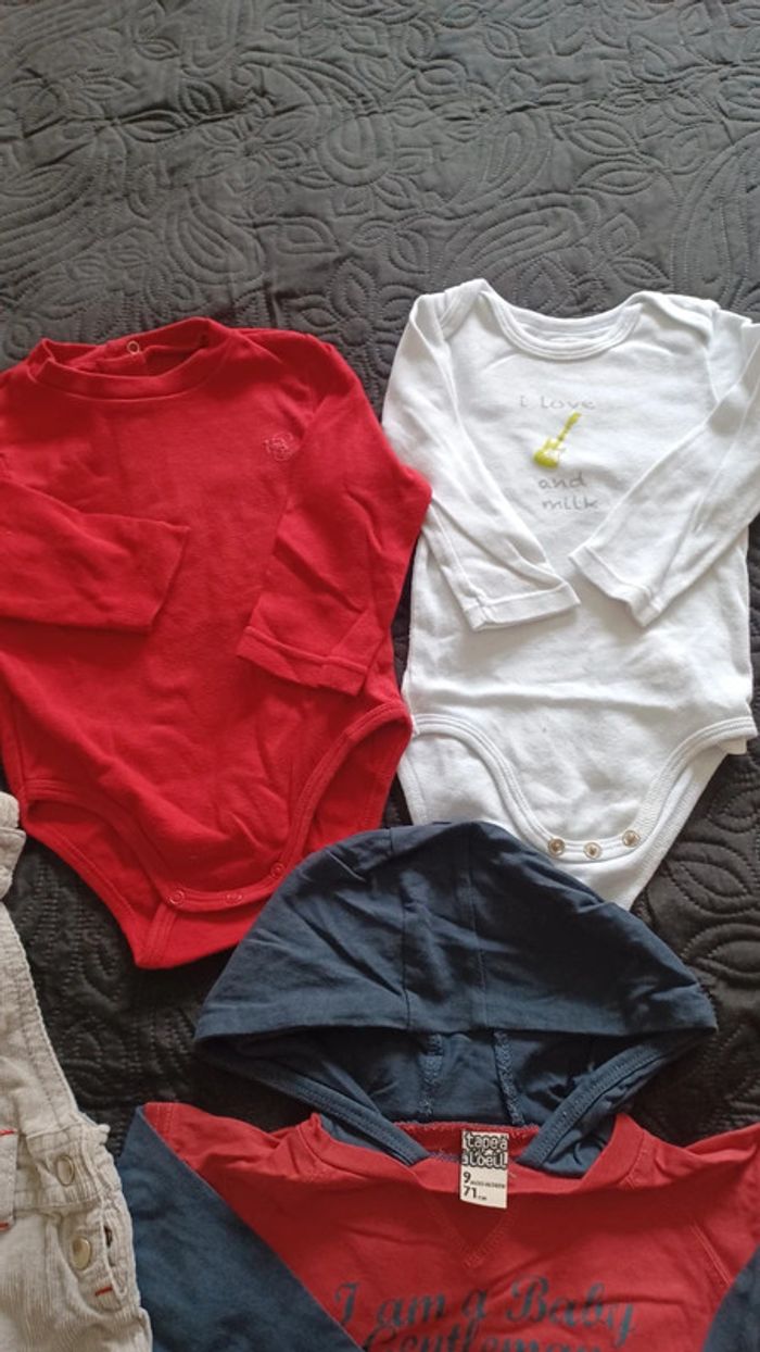 Lot vêtements garçon taille 9 mois - photo numéro 4