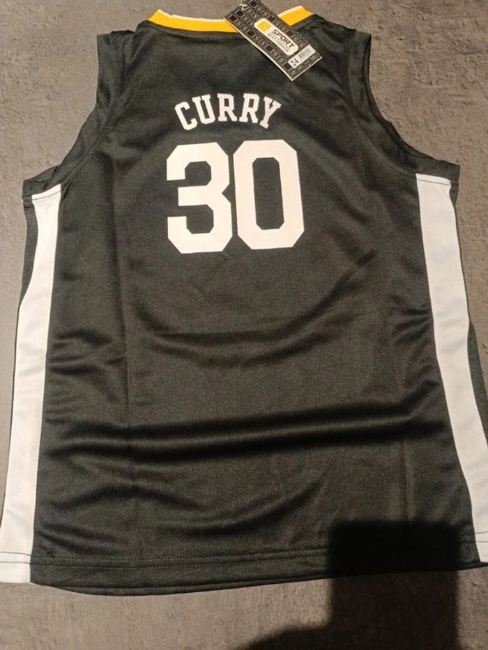 Tenue NBA golden state warriors Stephen Curry noir t24 - photo numéro 2