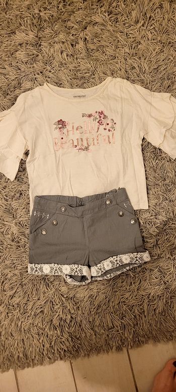 Ensemble short et tee shirt orchestra 4 ans