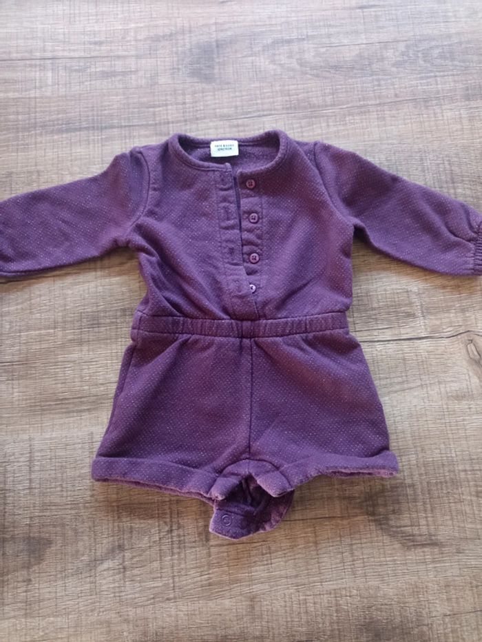 Ensemble fille combinaison 12 mois