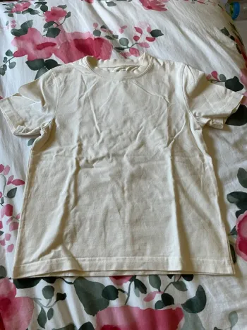 T-Shirt beige crème cyrillus