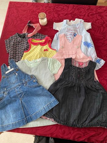 Lot robes 6 mois