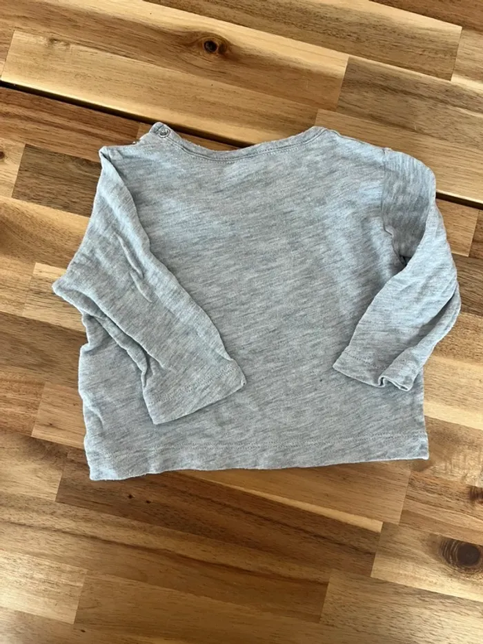 T-shirt petit bateau - 6 mois - photo numéro 3