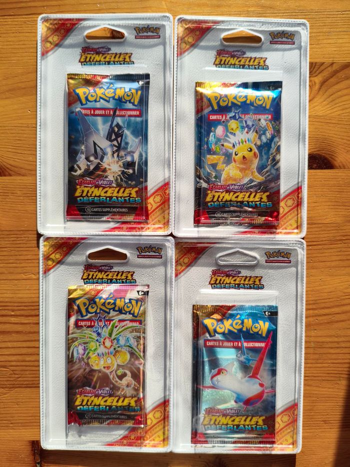 Art set Booster Pokemon ev08 étincelles déferlantes