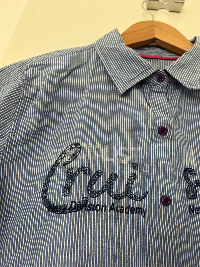 Chemise bleu à rayures taille 40 - photo numéro 5