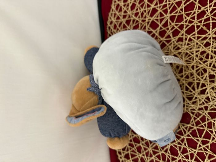 Peluche patapouf lapin KALOO Tout doux Blue Denim même pas peur - photo numéro 2