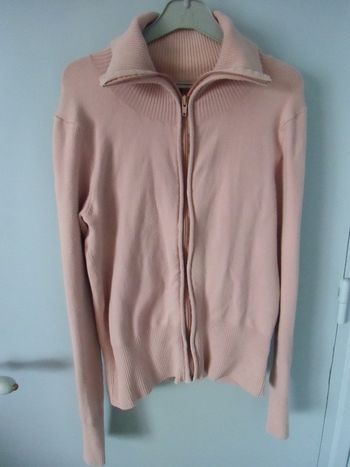 Gilet fin rose