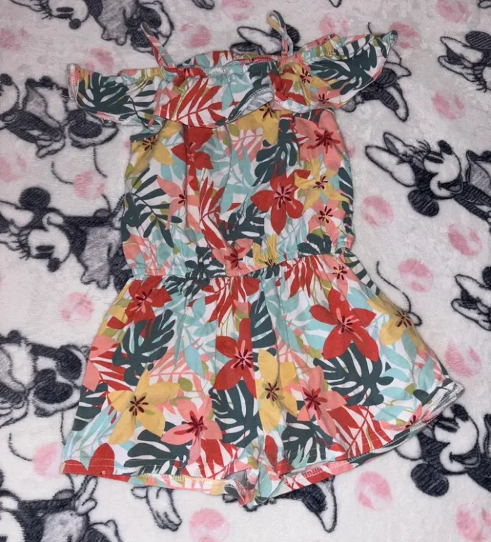 Combinaison short fille