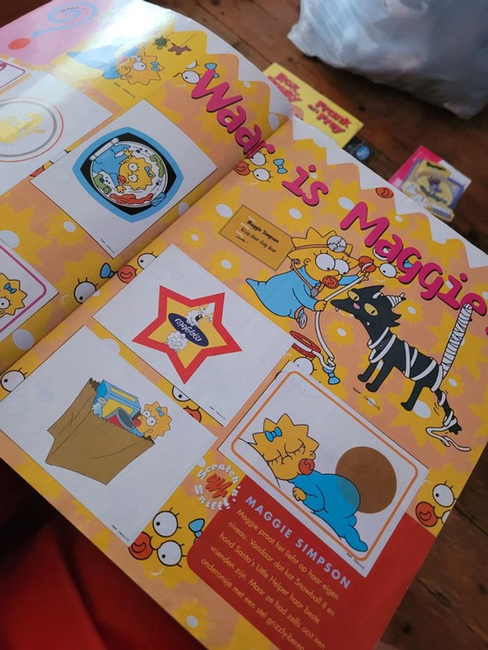 RARE Grand Album Panini Simpsons collection collector 1999 neerlandais - photo numéro 3