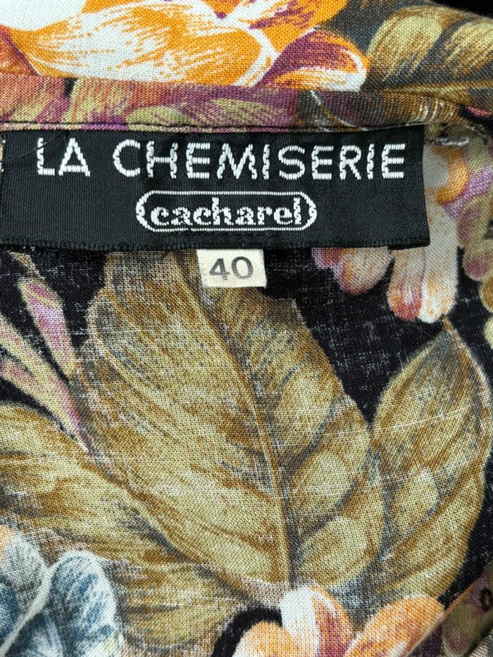 Chemise vintage Cacharel imprimé floral - photo numéro 5