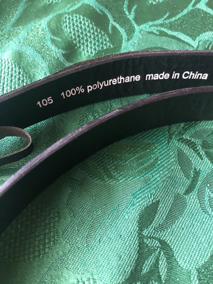 Ceinture grise /noire 105 neuve avec étiquette - photo numéro 4