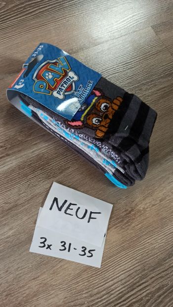 Lot chaussettes pat patrouille 31 - 35