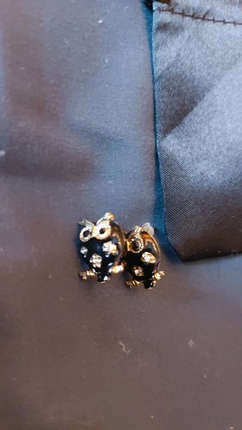 Boucle d oreille hiboux neuve