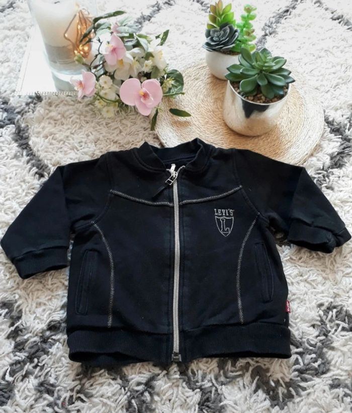 Veste Noire Levi's bébé garçon Taille 18 mois🌿🦊 - photo numéro 4