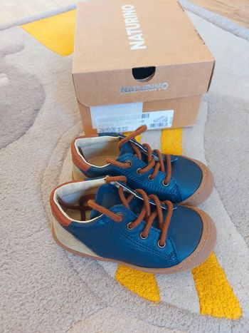 Naturino Romy nappa/suede Navy Stone 22