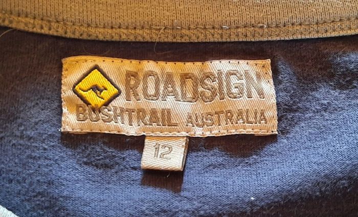 T.shirt bleu et gris 12 ans Road Sign - photo numéro 3
