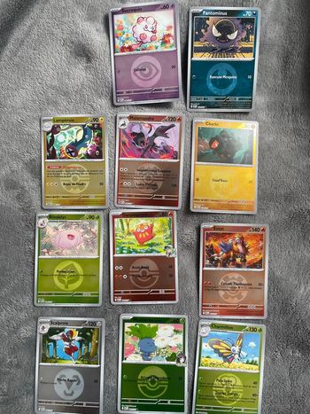 Lot carte pokemon reverse/ball Hero transcendant 