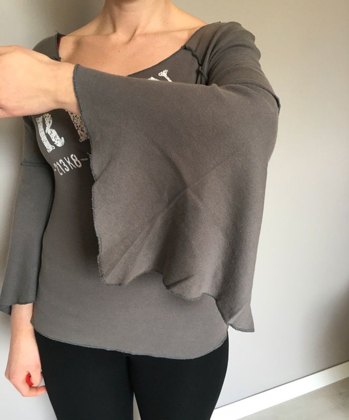 Débardeur gris inspiration militaire - photo numéro 4