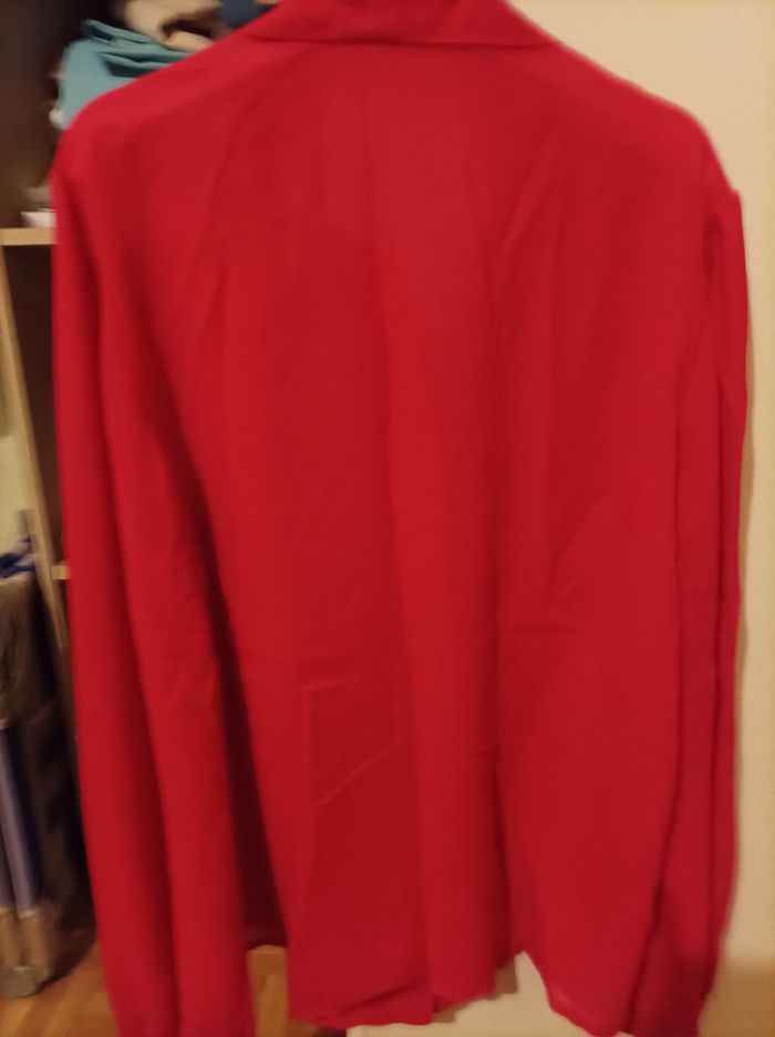 Chemisier femme rouge - photo numéro 3