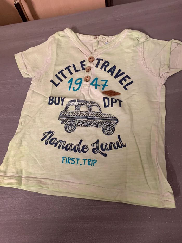 Tee shirt vert petant - photo numéro 2