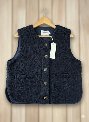 Gilet moumoute Marine S/M