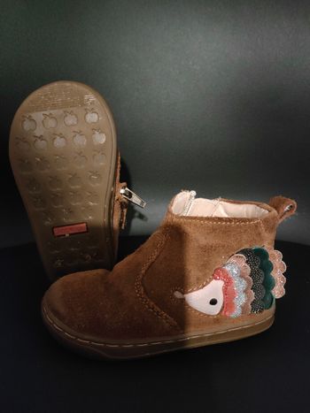Bottine marron " shoo pom"  taille 22