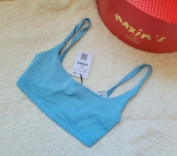 Brassière bleue Stradivarius